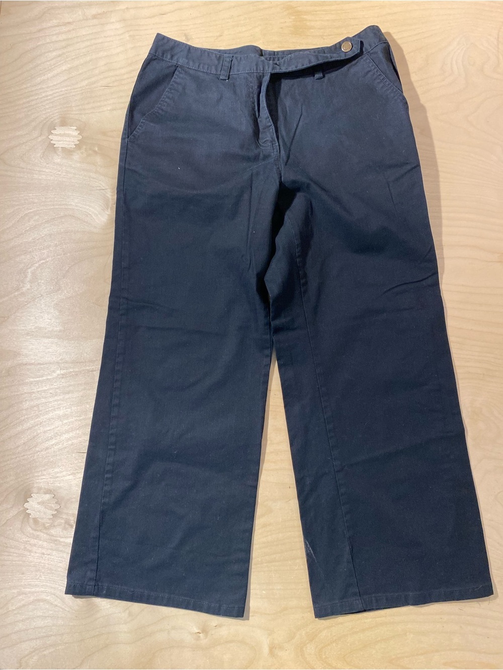 Ruby Rd. Black Wide Straight-Leg Pants 12 (RZ) - Picture 4 of 8